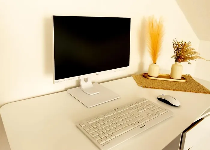 3,5-zimmer Inkl Arbeitsplatz, Wlan & Free Netflix, Amazon-free Parken Vollausgestattete Wohnung, 24h Check In * 哈姆