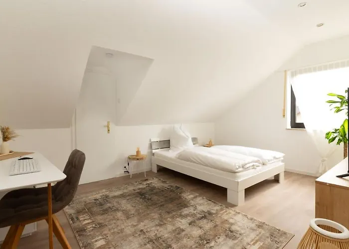 公寓 3,5-zimmer Inkl Arbeitsplatz, Wlan & Free Netflix, Amazon-free Parken Vollausgestattete Wohnung, 24h Check In *